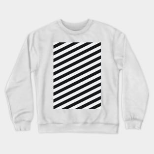 Newcastle United Black and White Angled Stripes Crewneck Sweatshirt